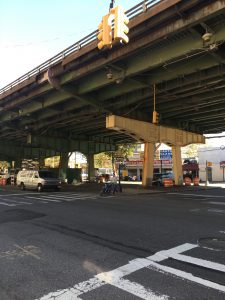 View of the BQE overpass